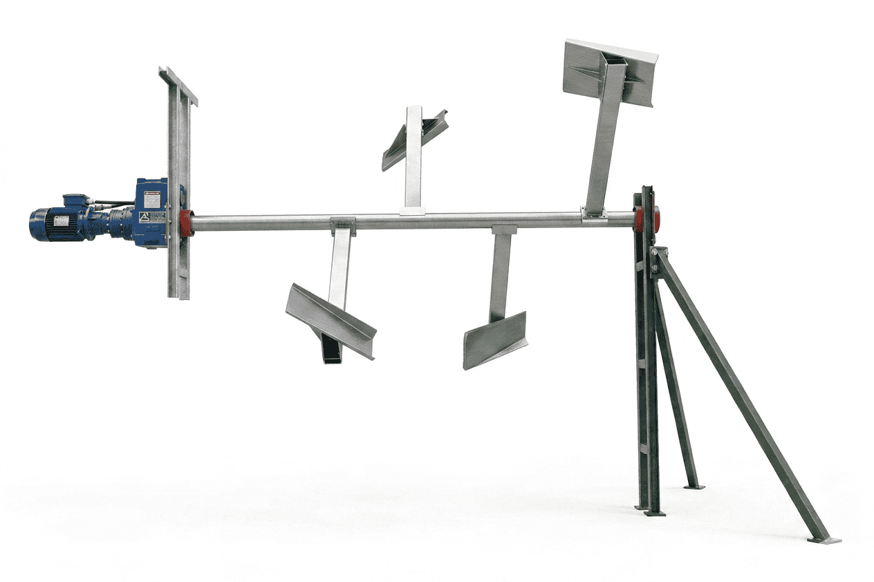 Long Shaft Paddle Agitator for Biogas Plant product photo